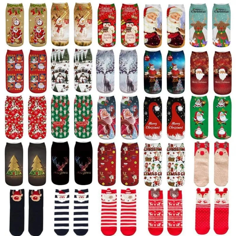 Christmas Santa Socks