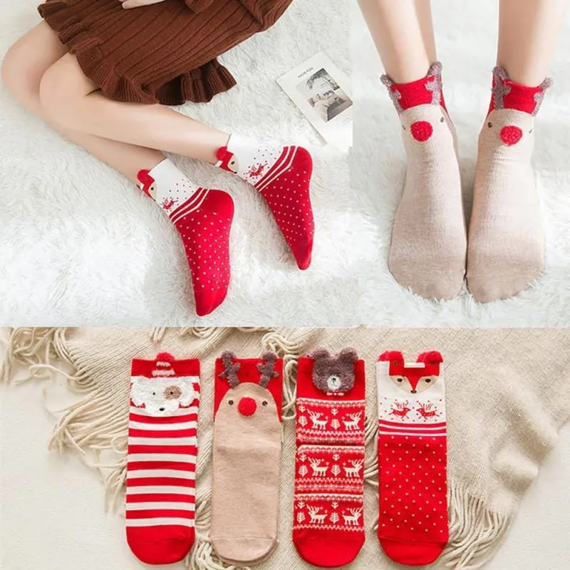 Christmas Santa Socks