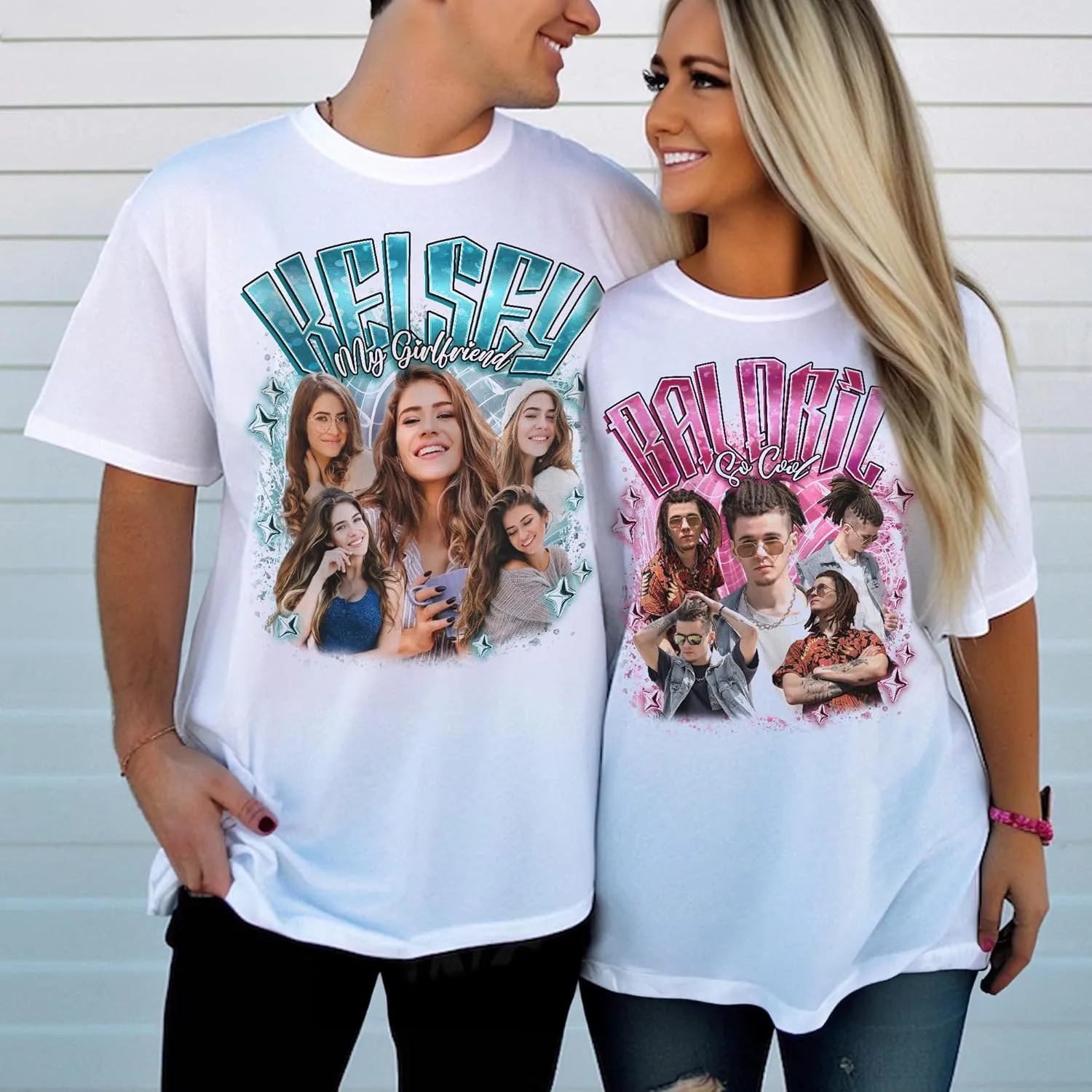 Custom Photo Shirt for Men & Women, Personalized Shirt with Picture Gift for Boyfriend Girlfriend, Dad Mom, Friends, Family