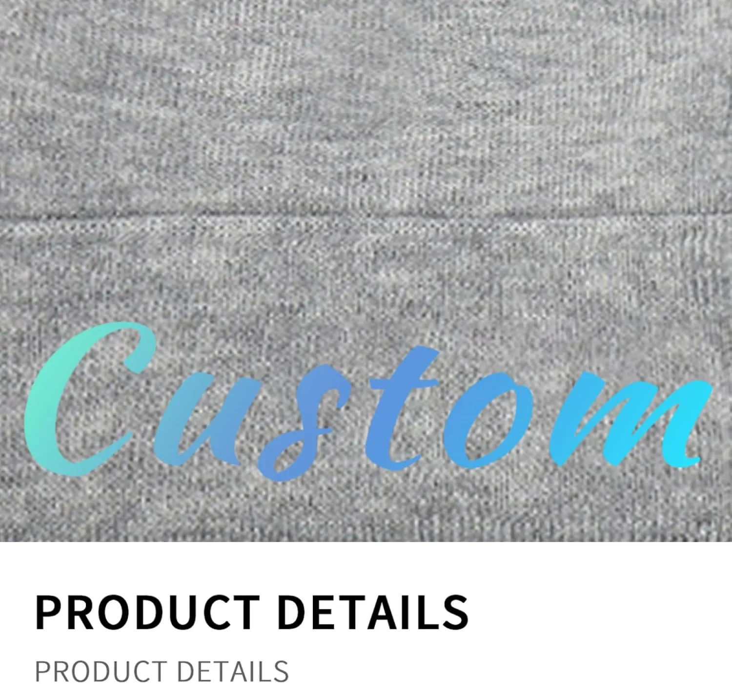Custom Soft Skull Beanie Hat with Your Text/Logo/Photo, Personalized Winter Knitted Cuffed Beanie Hat for Men & Women