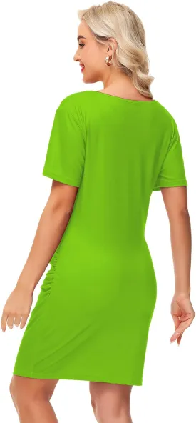 Deerose Womens Christmas Maternity Costume Pregnant Dress Xmas Party Outfit