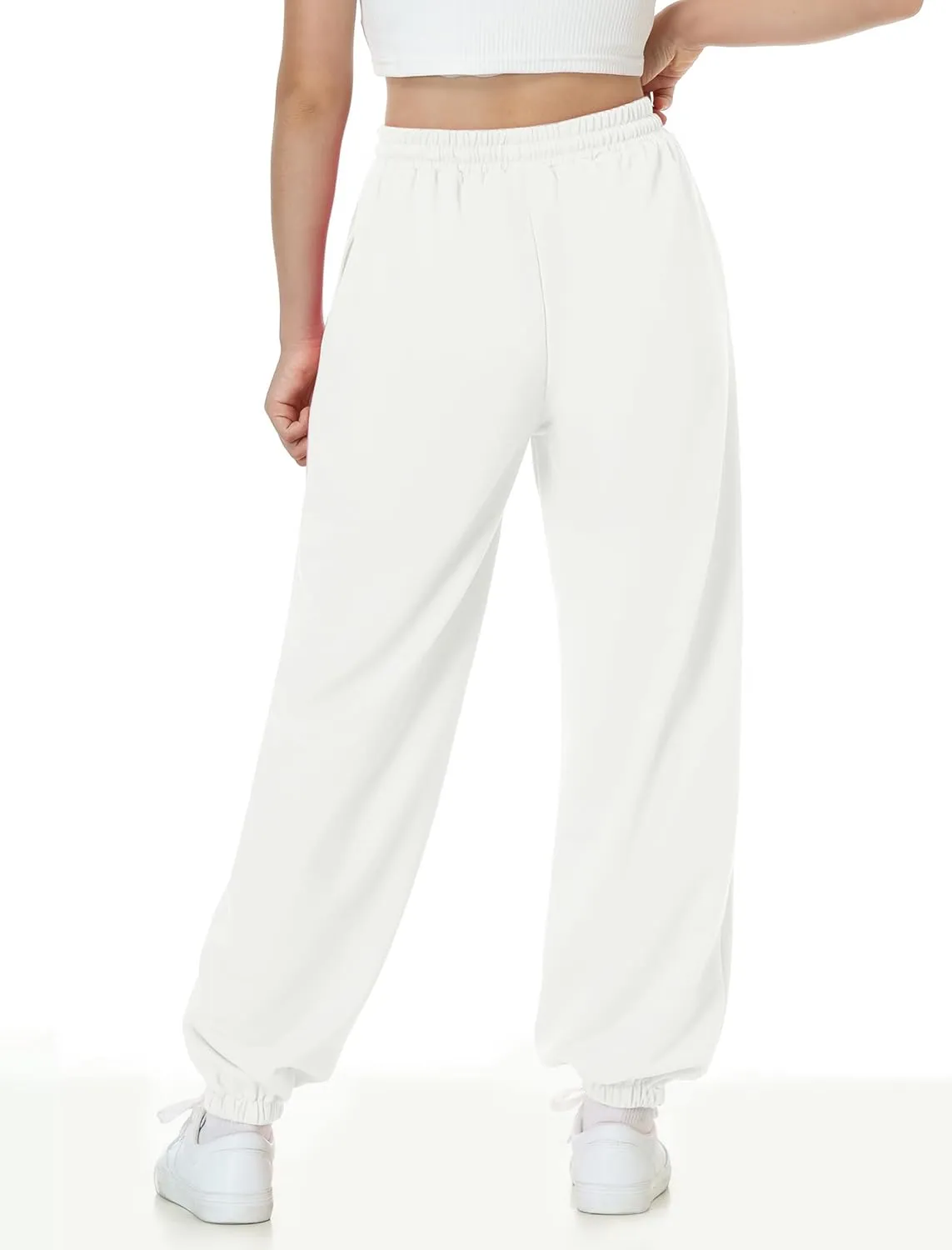EXARUS 3 Pack Girls Sweatpants Joggers Sweat Pants Letter Graphic Print with Pockets High Waisted Cute Pants
