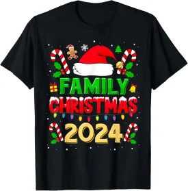 Family Christmas 2024 Shirt for Familys Matching Xmas Family T-Shirt
