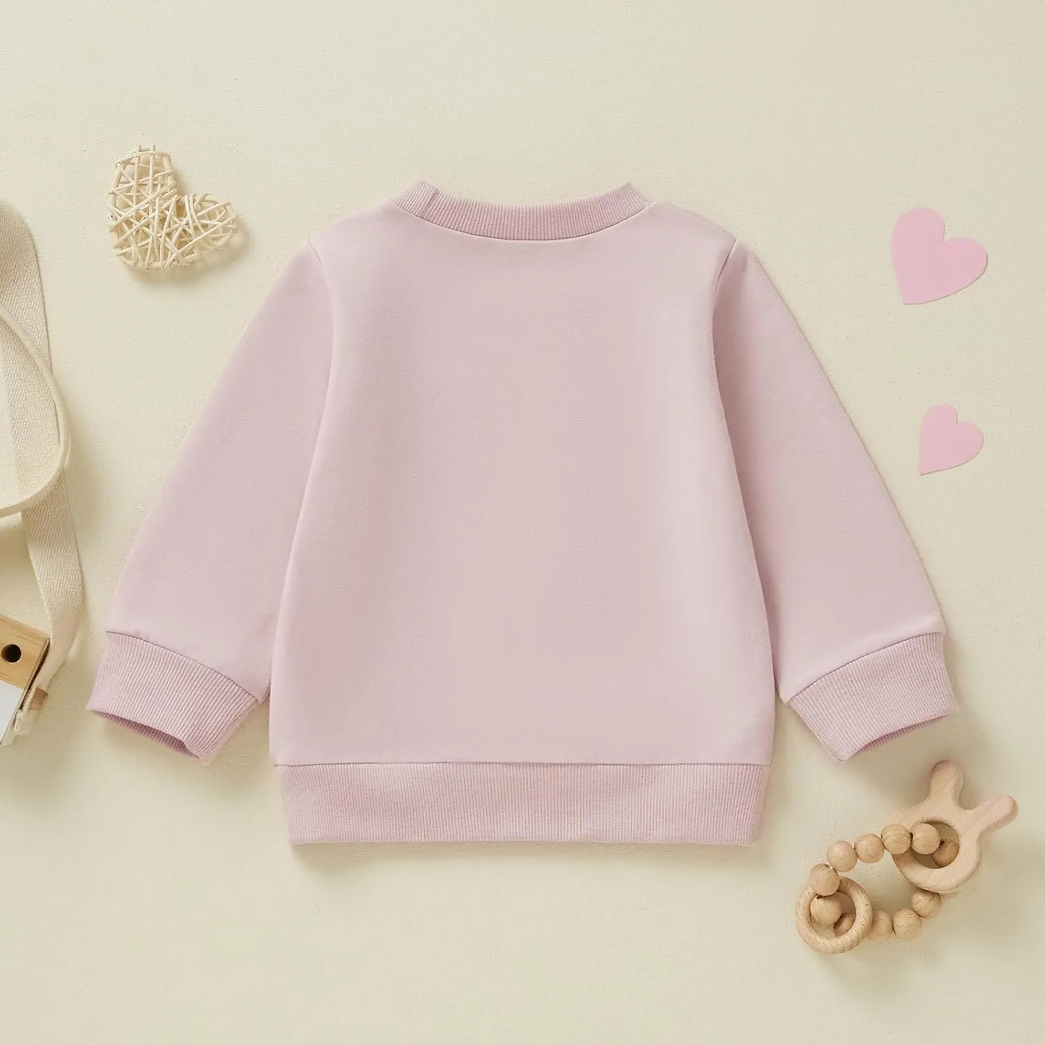 Mommy and Me Letter Print Matching Family Outfits Long Sleeve Crewneck Casual Sweatshirt T-Shirt