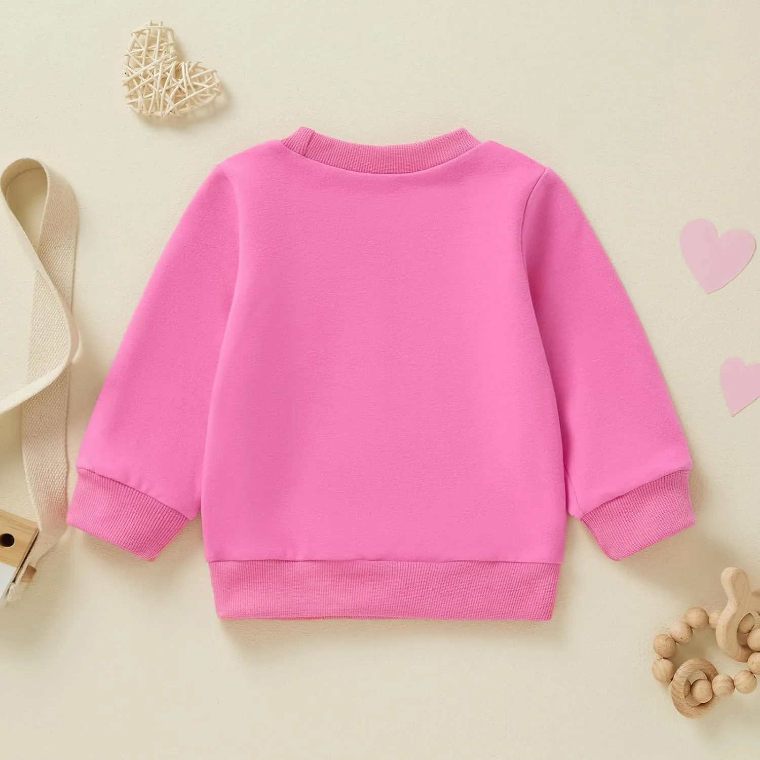 Mommy and Me Letter Print Matching Family Outfits Long Sleeve Crewneck Casual Sweatshirt T-Shirt