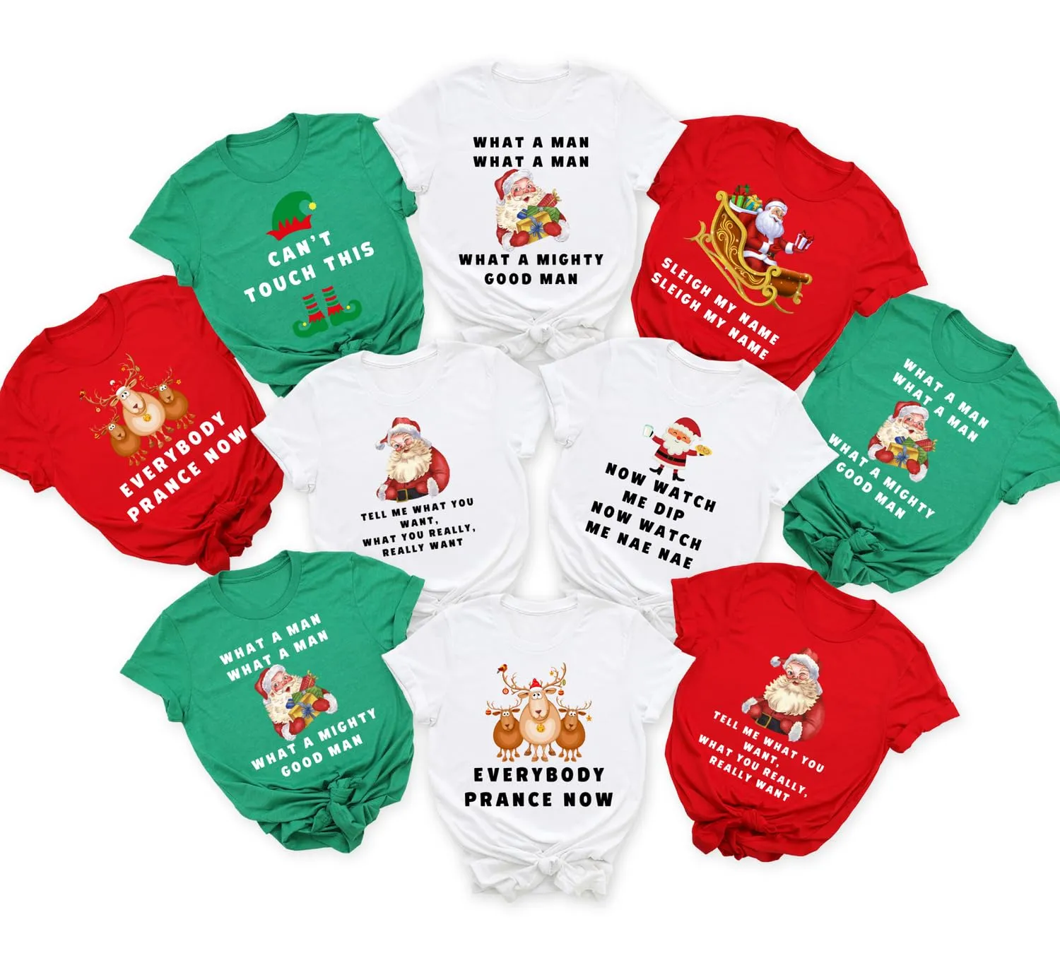 Personalized Handmade Family Group Christmas Shirt, Matching Christmas outfits Shirts, Funny Christmas Party Tees, Matching Family Christmas Shirts, Funny Tops