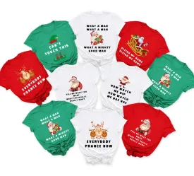 Personalized Handmade Family Group Christmas Shirt, Matching Christmas outfits Shirts, Funny Christmas Party Tees, Matching Family Christmas Shirts, Funny Tops