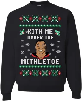 Pure Essence Merry Mike Tyson Ugly Christmas Sweater Unisex Crewneck Graphic Sweatshirt