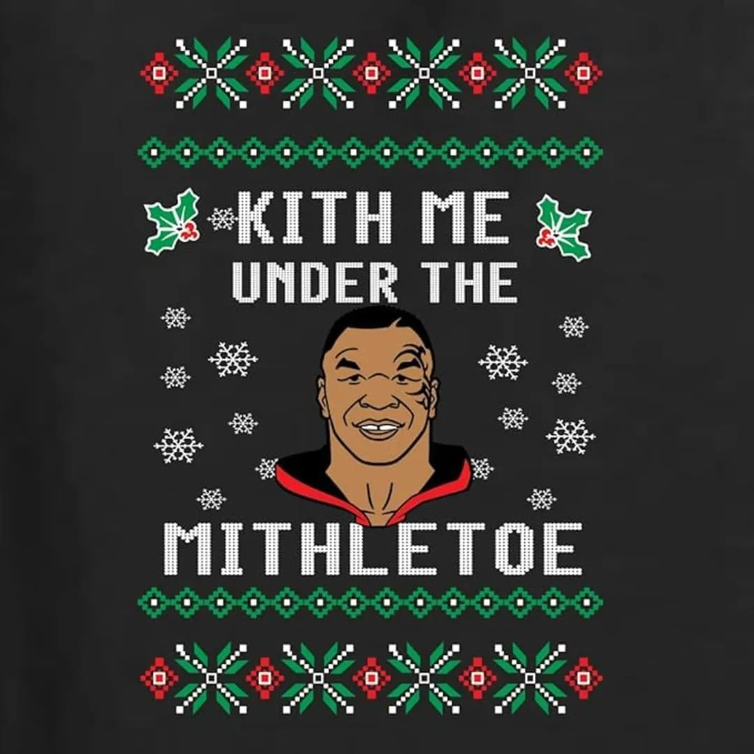 Pure Essence Merry Mike Tyson Ugly Christmas Sweater Unisex Crewneck Graphic Sweatshirt