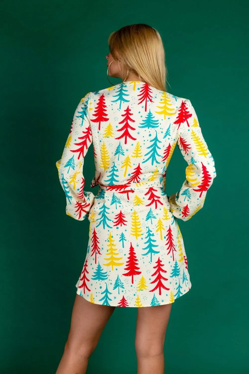 Shinesty Womens Christmas Wrap Dress