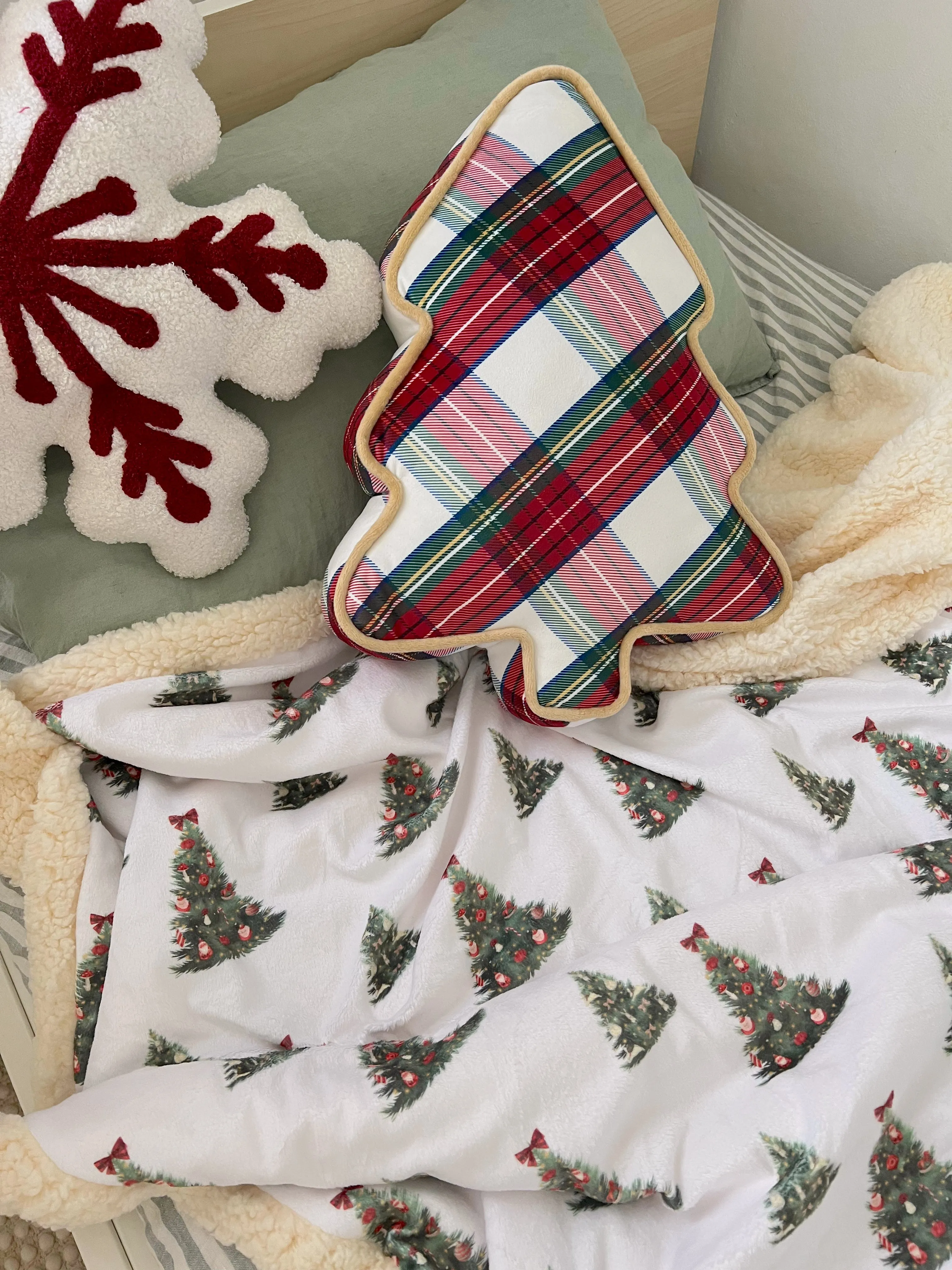 Tartan Tree Cushion