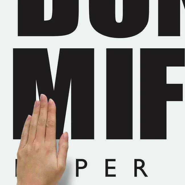 The Office Dunder Mifflin Peel and Stick Giant Wall Decal